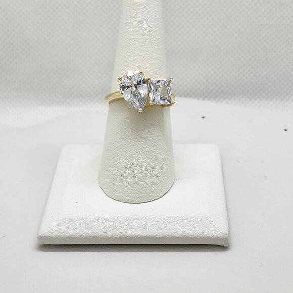 Jewelry - Brand New Sterling Silver 925 White Gemstone Ring
